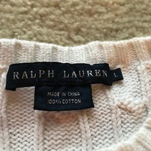 Ralph Lauren - cable knit sweater